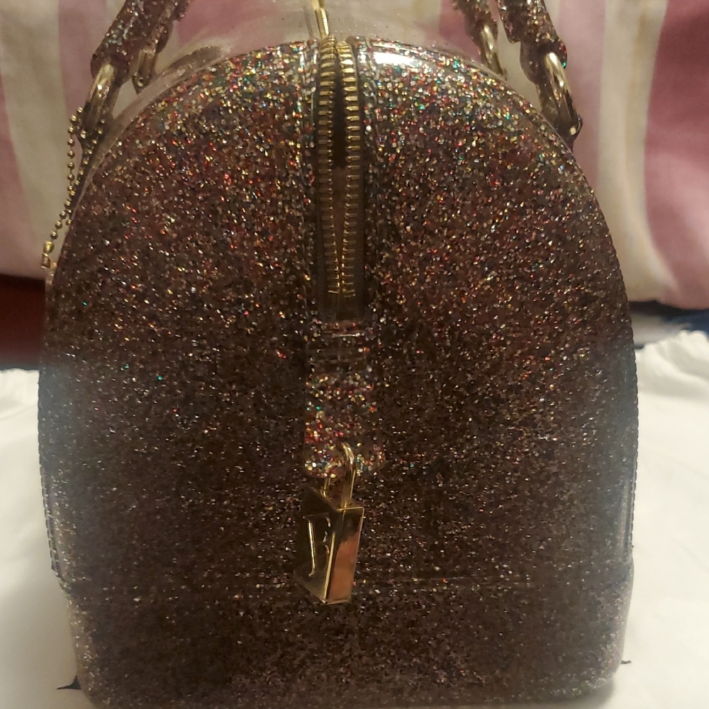 Furla Gold and Silver Satchel with Glamorous Metallic Finish - Picture 5 of 10